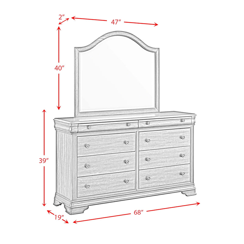 Phillipe Bedroom Set in Cherry