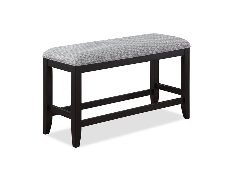 Crown Mark Furniture Frey Counter Height Bench in Dark Brown image