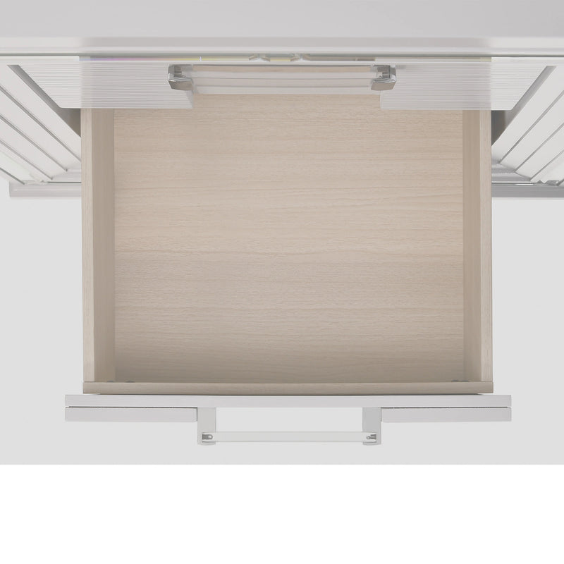 Twenty Nine Dressing Set w/LED & USB Plug in White with Stool