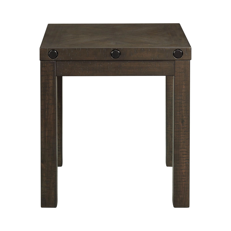 Colorado Occasional End Table w/USB/Power Charcoal