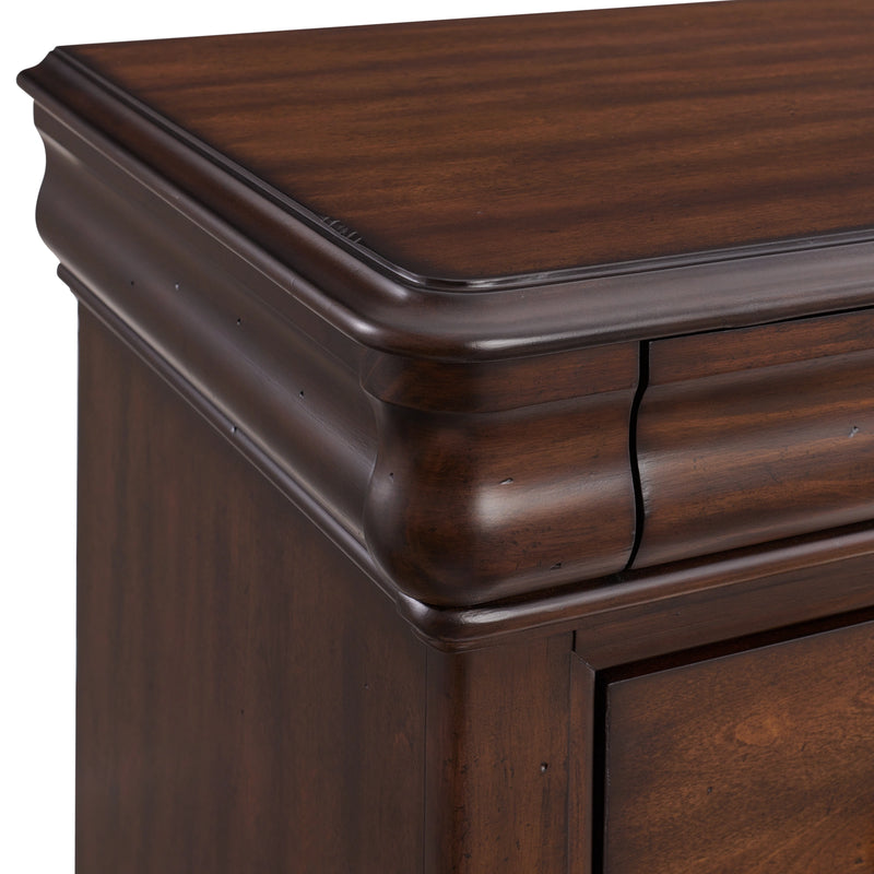 Phillipe 5-Drawer Chest in Cherry