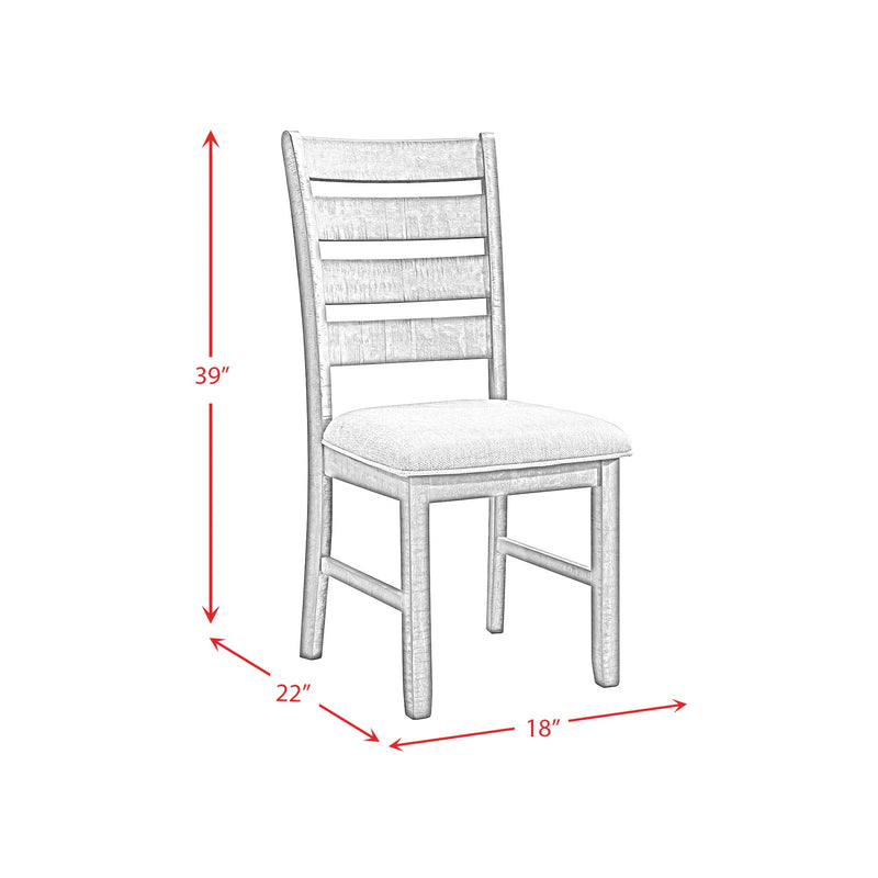 Jax 6PC Dining Set (72"" Table + 4 Chairs + Bench) in Cherry