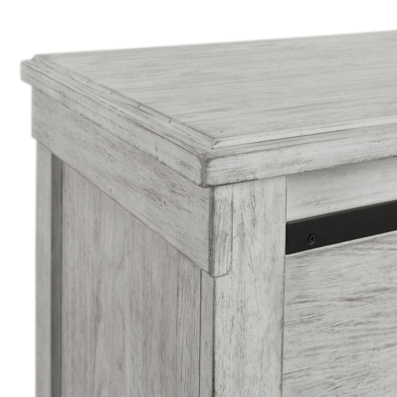 Scott Platform Storage Bedroom Set White Finish