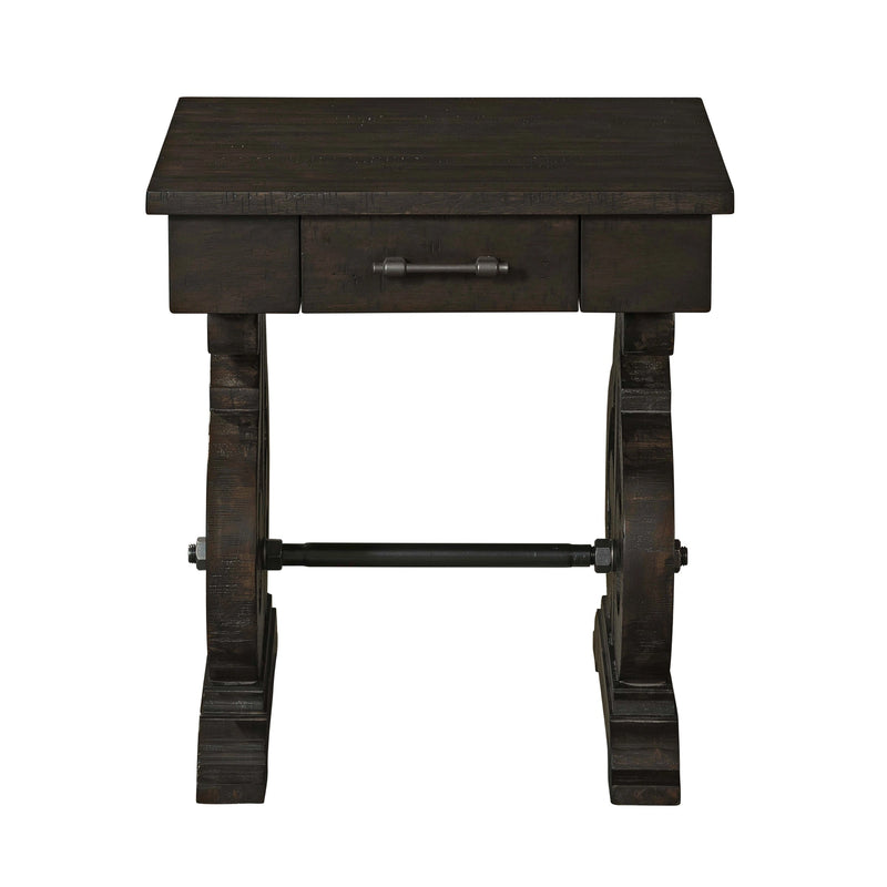 Stone Occasional Side Table With PU Base