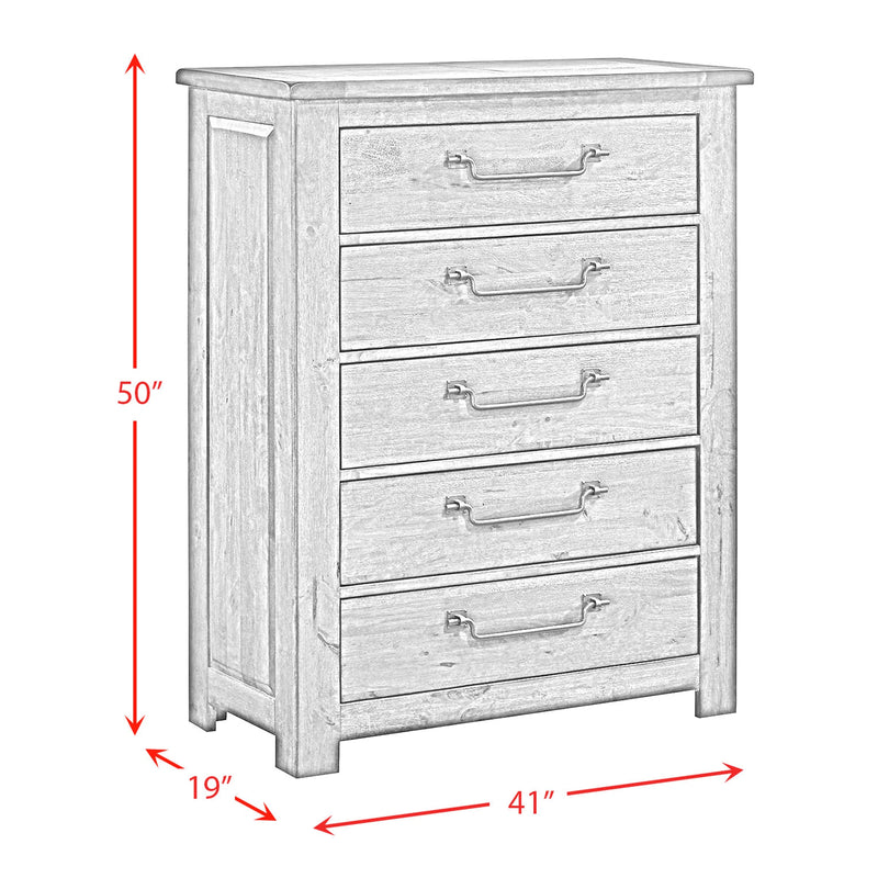 Maverick Panel Bedroom Set in Antique Grey