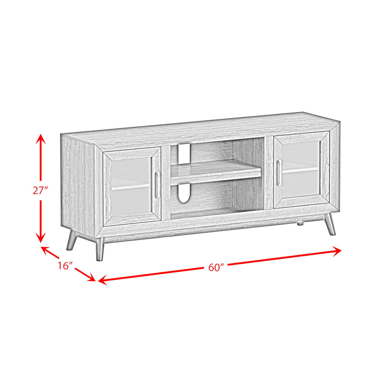 Santa Barbara TV Console in Walnut