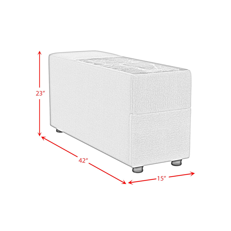 Zandara Modular Console with Speaker and Cooler - Olefin Beige