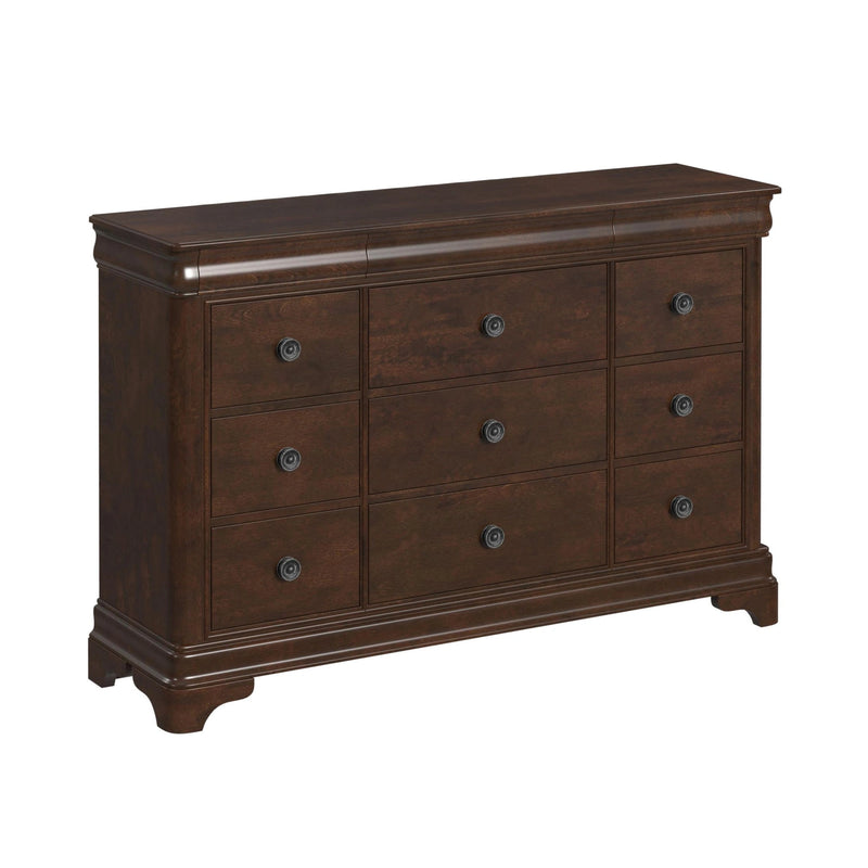 Cameron Cherry Sleigh Bedroom Set