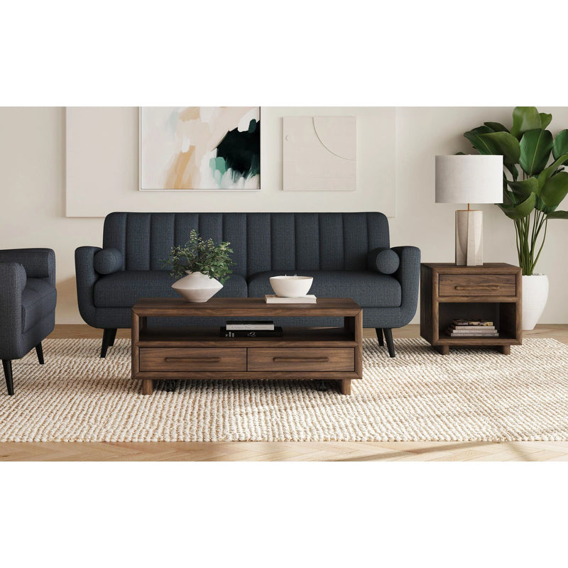 Brisbane End Table in Brown