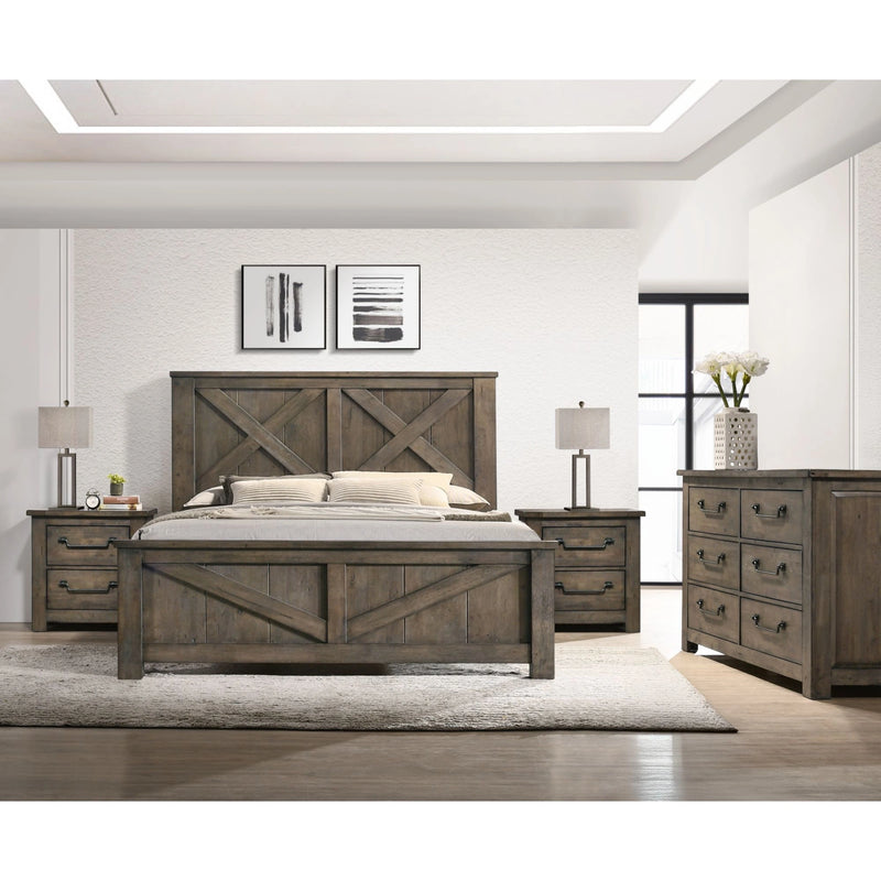 Maverick Bedroom Set with 2 Nightstands