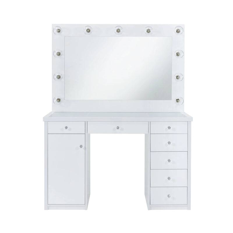 Amia Complete Dressing Table with Lightbulbs