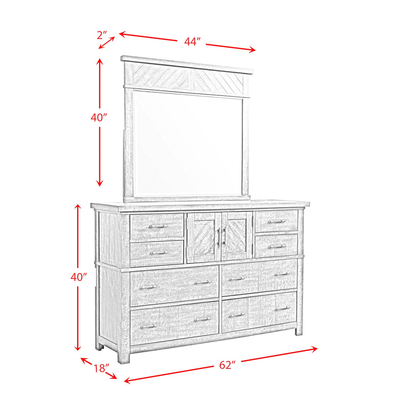 Jax Platform Storage Bedroom Set in Cherry