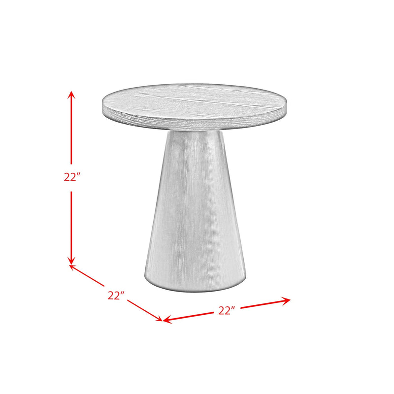 Portland 2PC Occasional Table Set in Black-Coffee Table & End Table