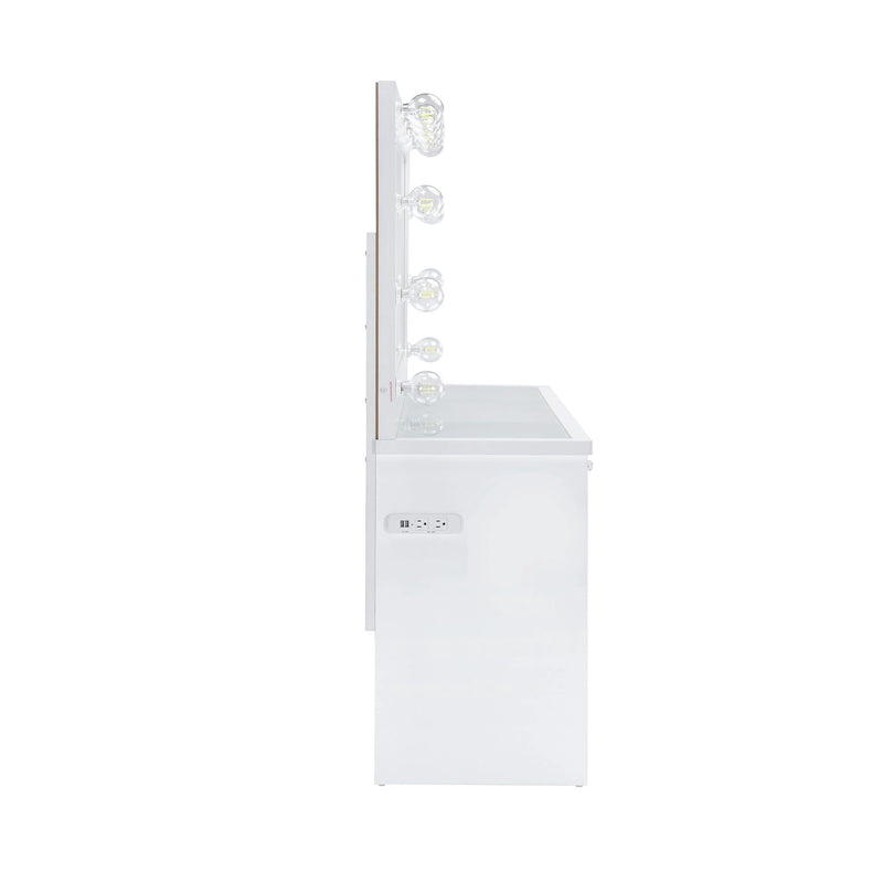 Ariana Complete Dressing Table with Lightbulbs
