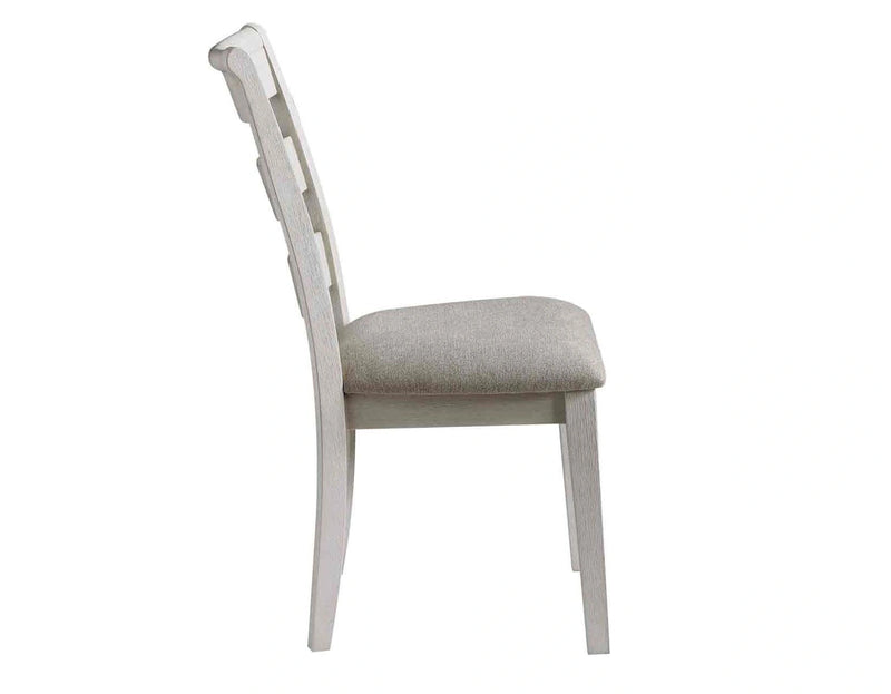 Steve Silver Pendleton Side Chair in Ivory (Set of 2)
