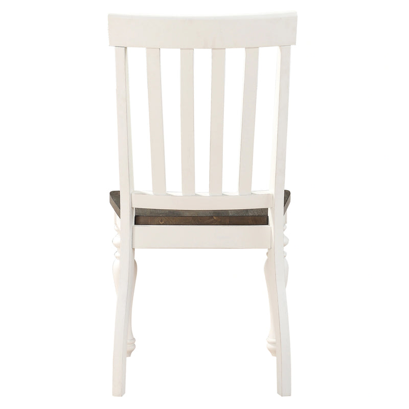 Steve Silver Joanna Side Chair in Two-tone Ivory and Mocha (Set of 2)