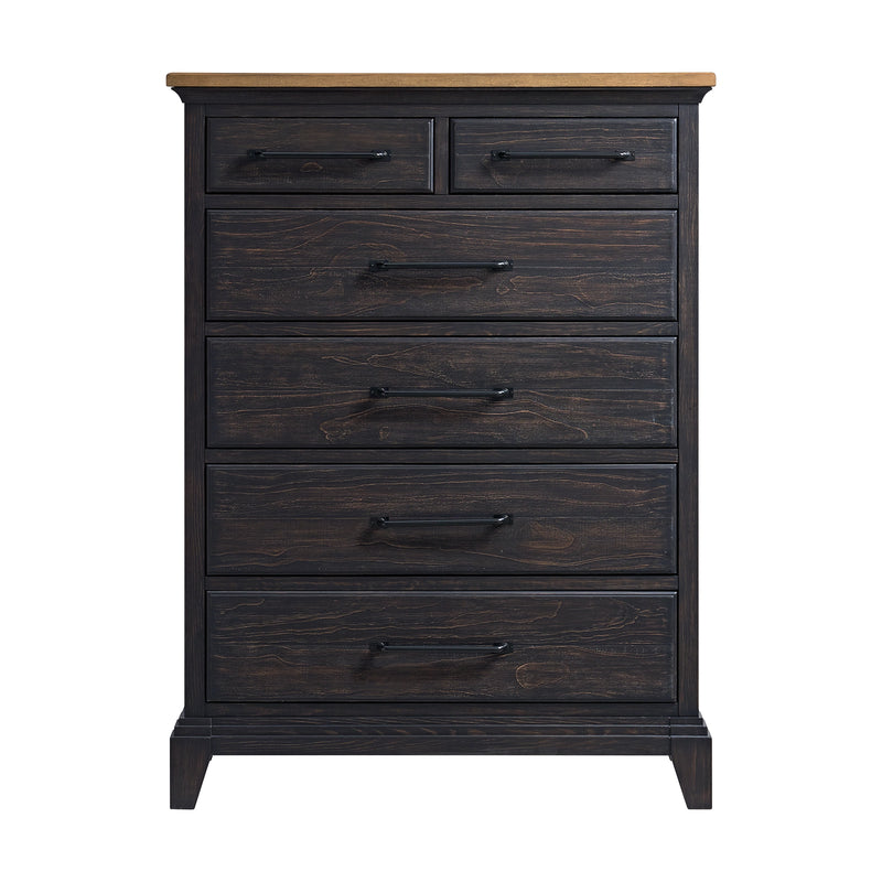 Montrose Chest in Espresso & Brown