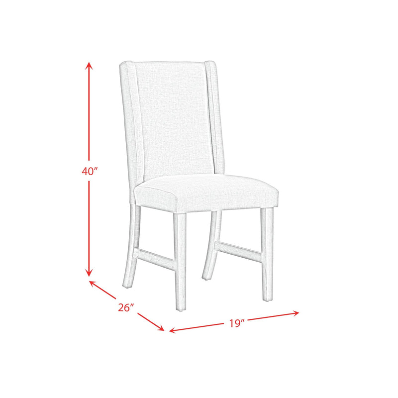 Eleanor Dining Side Chair with Heirloom Fabric in (2 Per Carton)