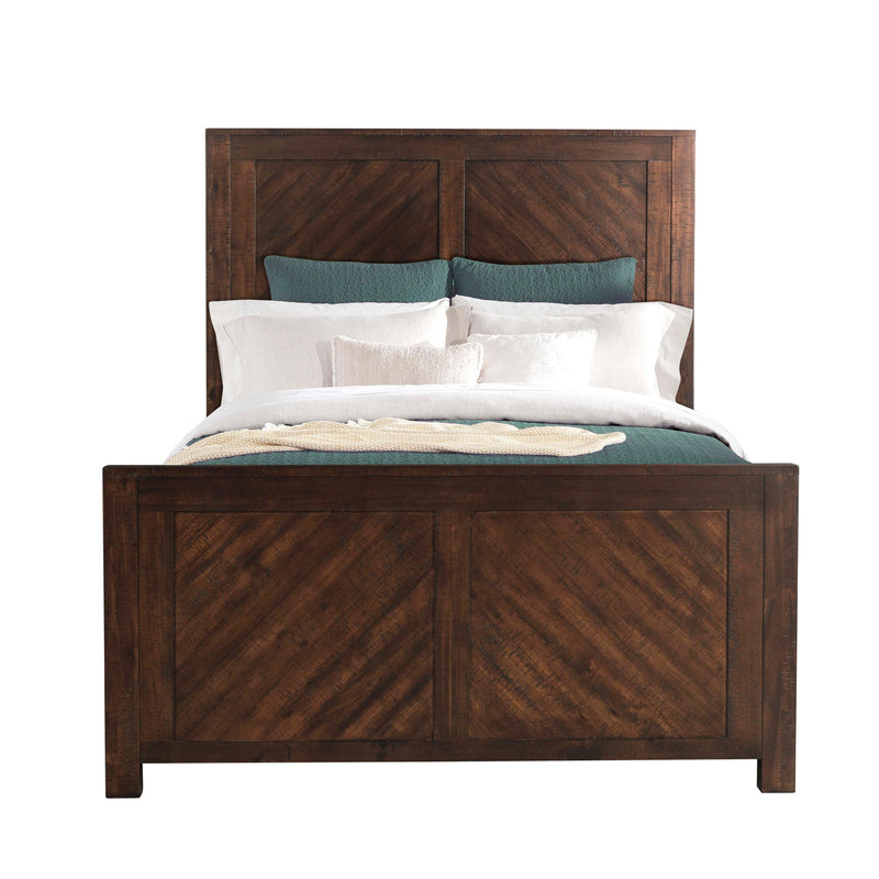 Jax Platform Storage Bed in Cherry