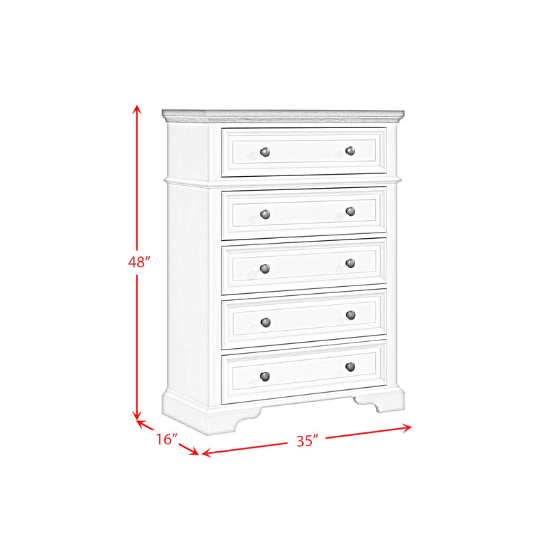 Eastwood Youth UPH Bedroom Set in Off-White