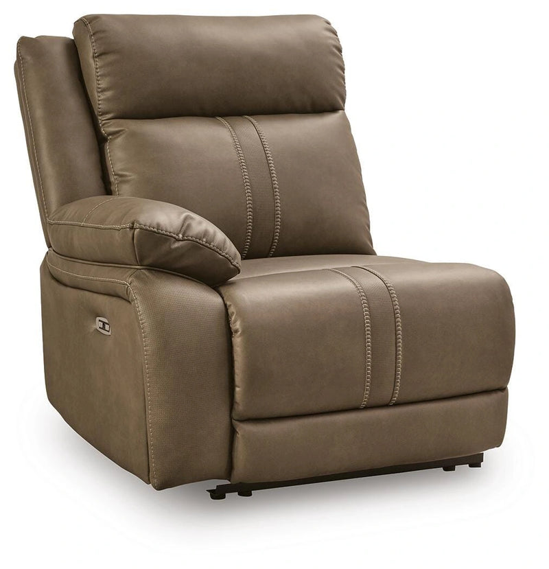 Max-Media Power Reclining Sectional Loveseat