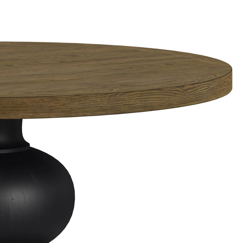 Heritage & Home Dining Set in Oak Brown and Black