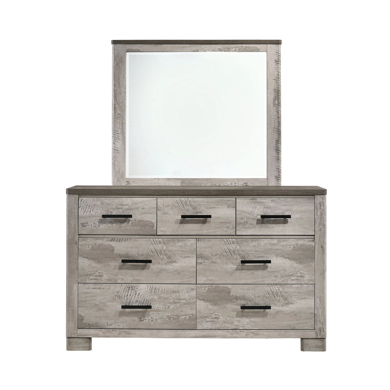 Millers Cove 7-Drawer Dresser with Mirror