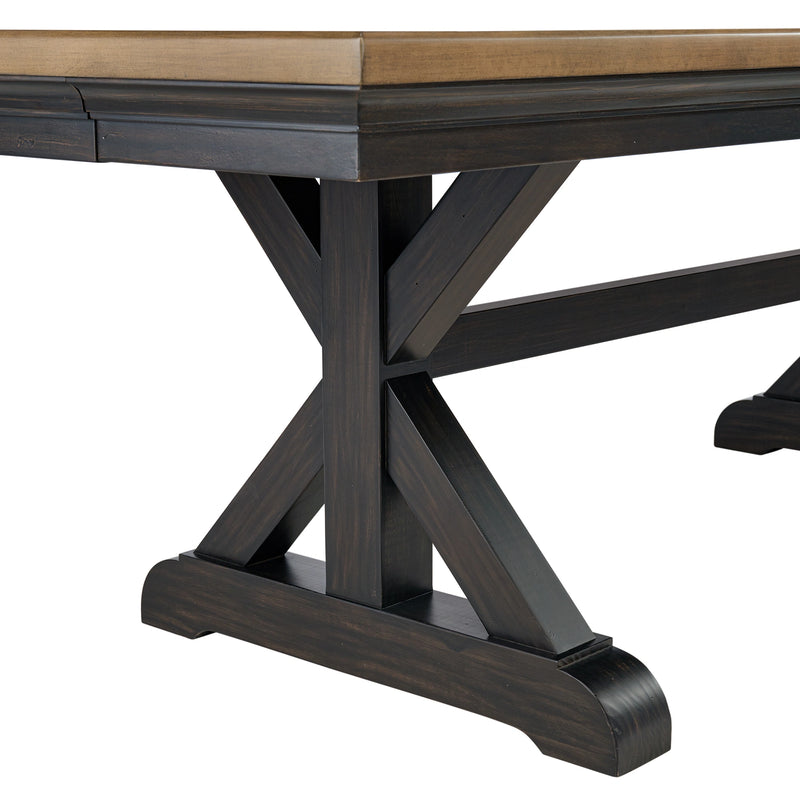 Montrose Dining Set in Espresso and Brown
