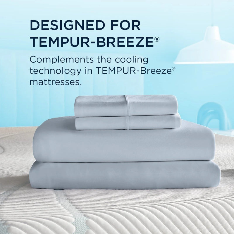 Tempur-Pedic Breeze Pillowcase Set - Sleepy Blue