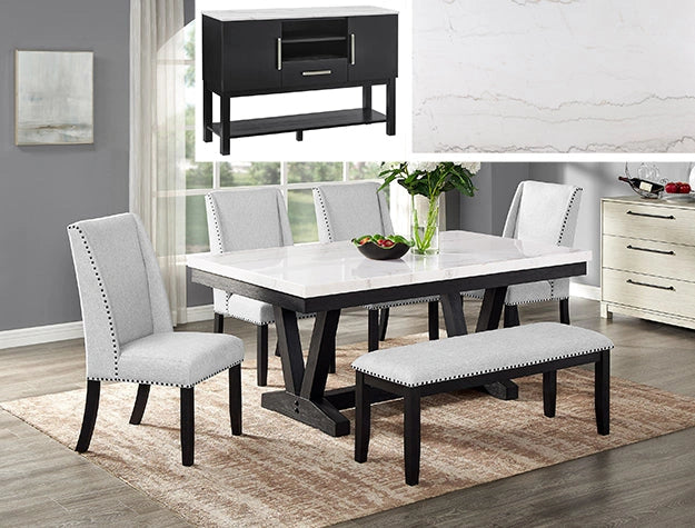 Varley Genuine Marble Dining Tbl