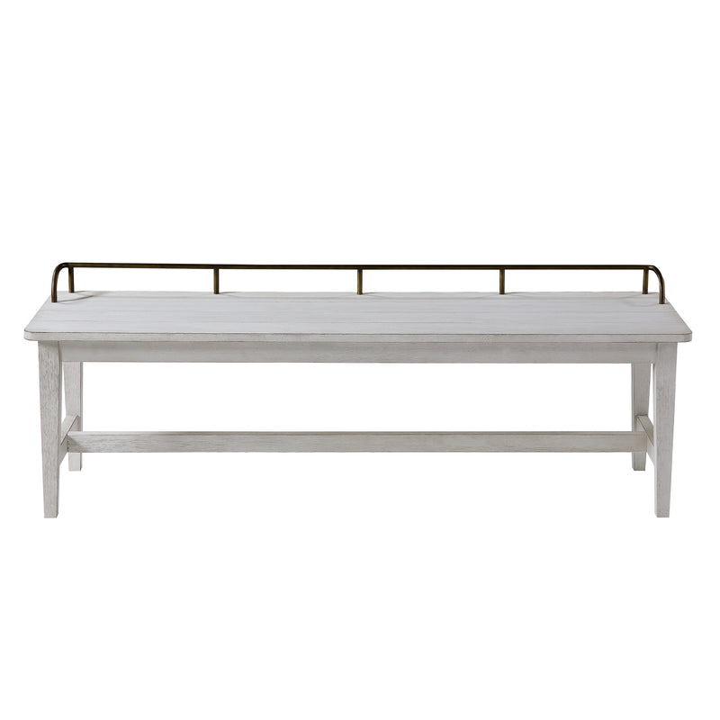 Steve Silver Pendleton Bench in Ivory