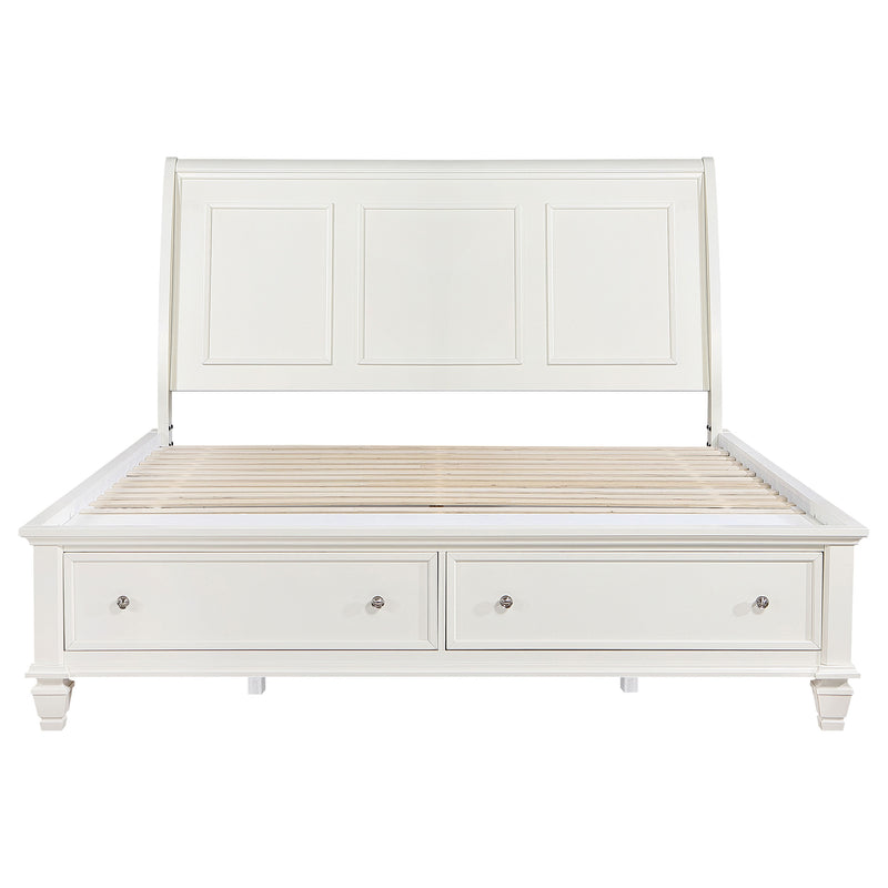 Sandy Beach Panel Platform Storage Bed