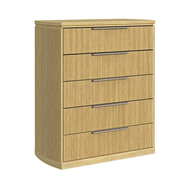 Sylvie UPH Bedroom Set with 2 Nightstands