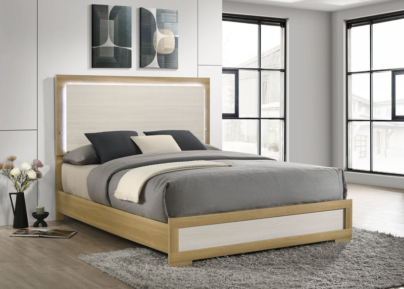 Hyland Panel Bed with LED Lighting