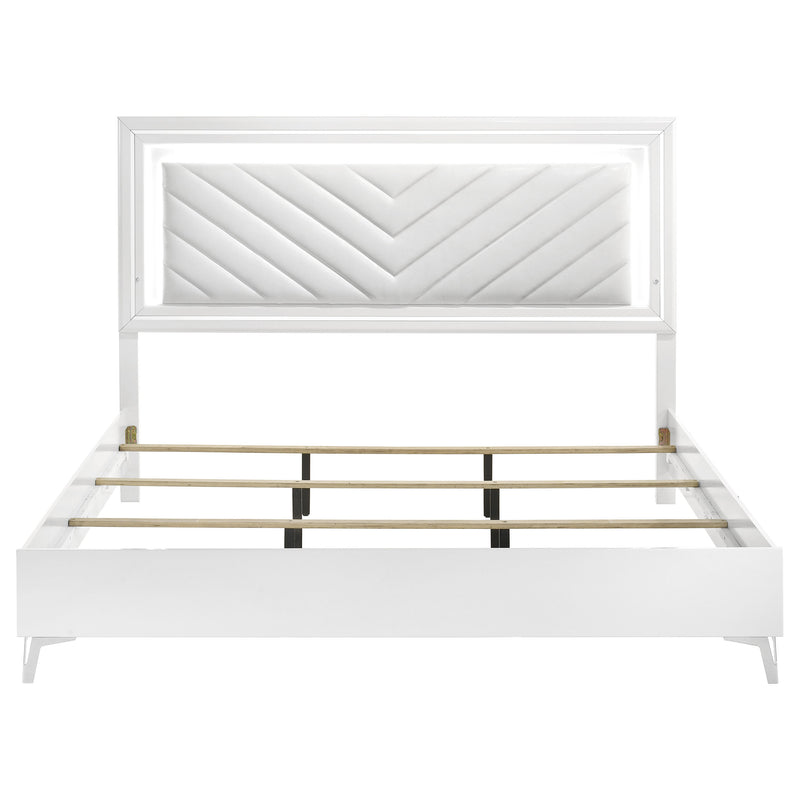 Cassia Panel Bed with LED Lighting