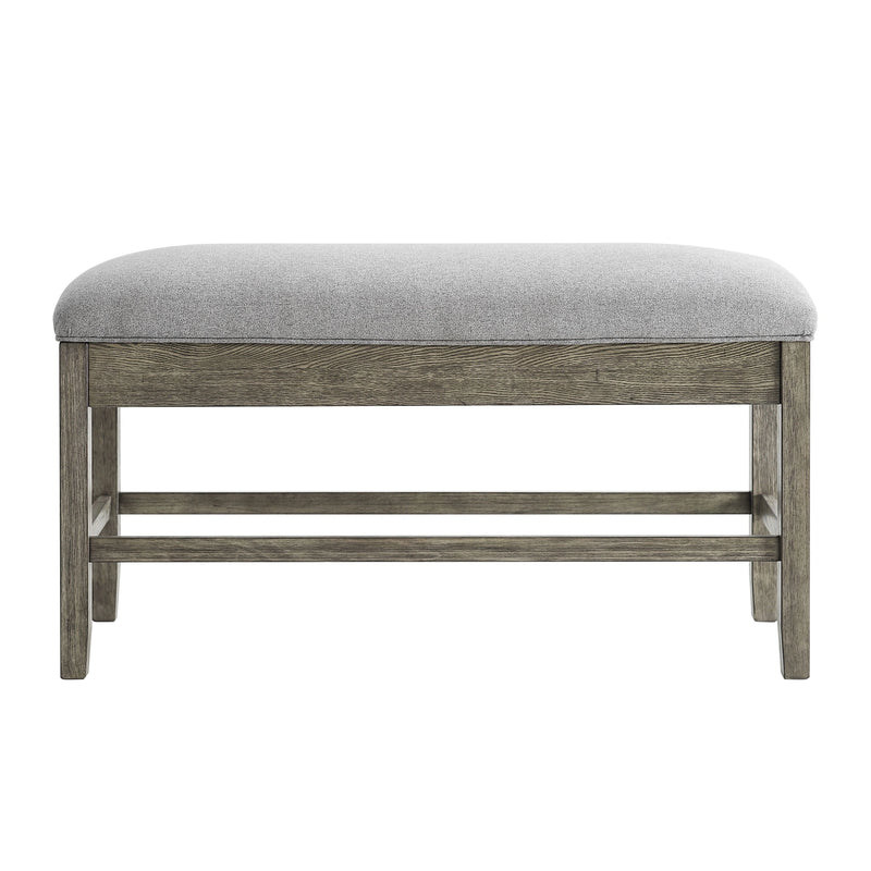 Steve Silver Grayson Storage Counter Bench in Driftwood