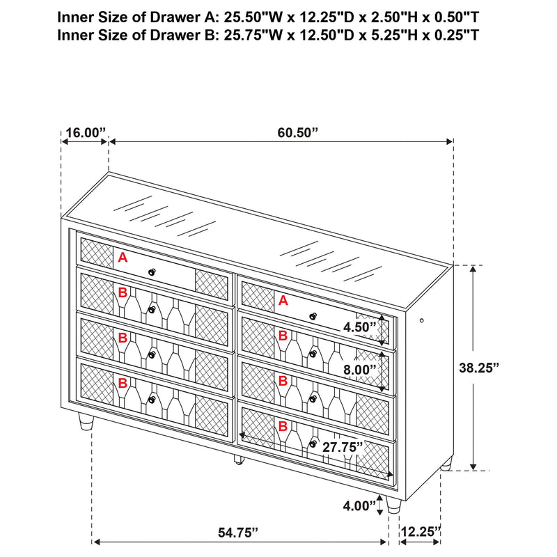 Lorient LED Dresser