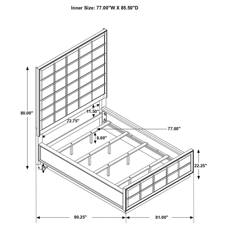 Durango Panel Bed