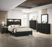 Crown Mark Furniture Cadence King Panel Bed in Black image