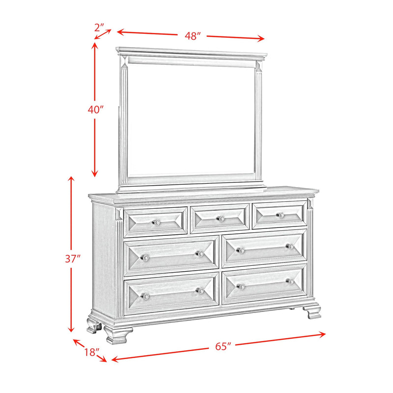 Bridgestone Dresser and Mirror Set