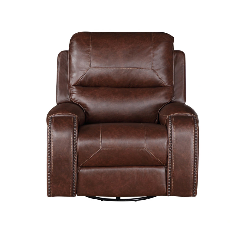 Steve Silver Keily Manual Glider Recliner in Brown