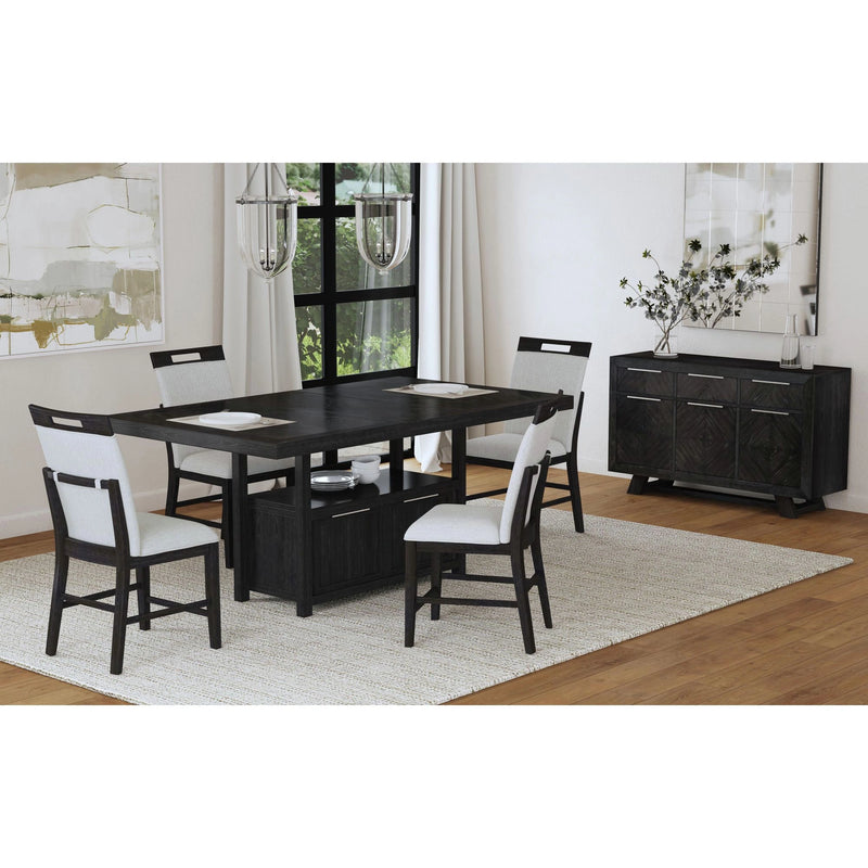 Transcend Dining Set in Charcoal