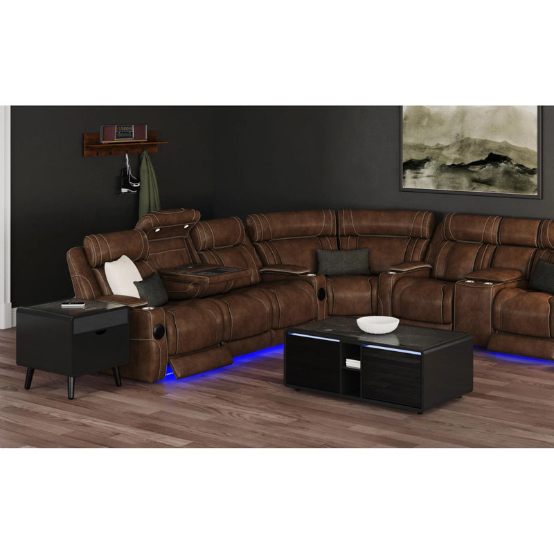 Halo Smart Occasional Table Set in Black