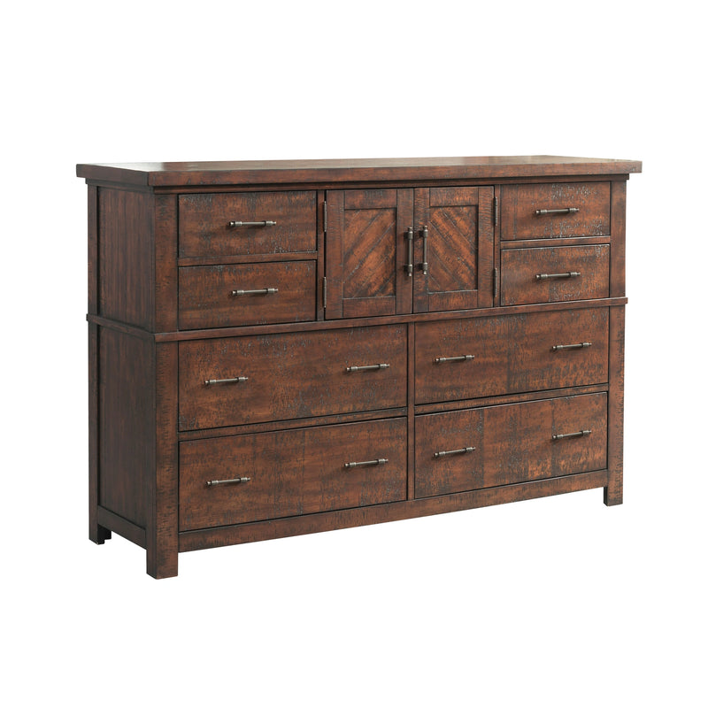 Jax Platform Storage Bedroom Set in Cherry