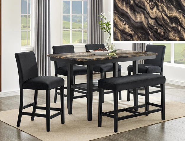 Marbel 5-Pk Faux Marble Ct Ht Set