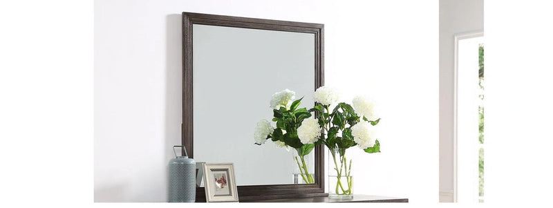 Steve Silver Broomfield Mirror in Walnut