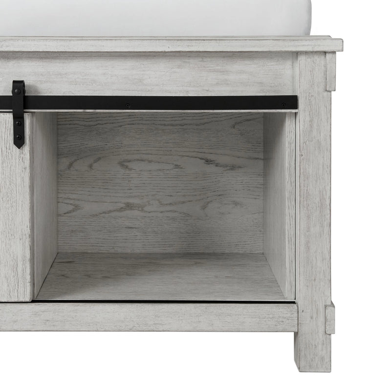 Scott Storage Bed White Finish