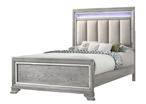 Crown Mark Vail Queen Panel Bed in Grey B7200-Q image