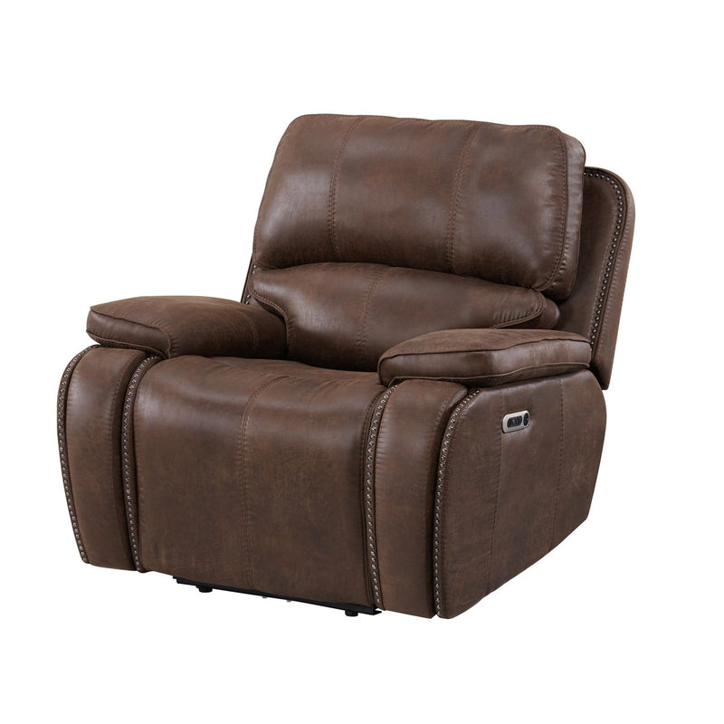 Atlantis Living Room Set in Heritage Brown