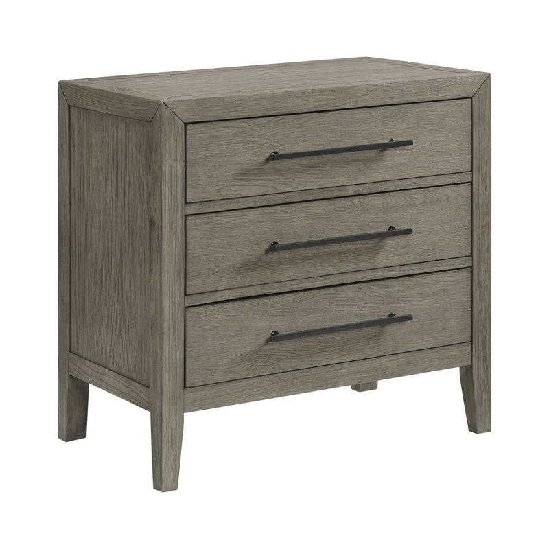 Versailles Contemporary 3-Drawer Nightstand